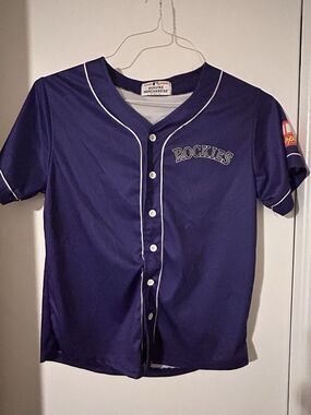 Official Genuine Merchandise Colorado Rockies Promotional Youth '24 Jersey